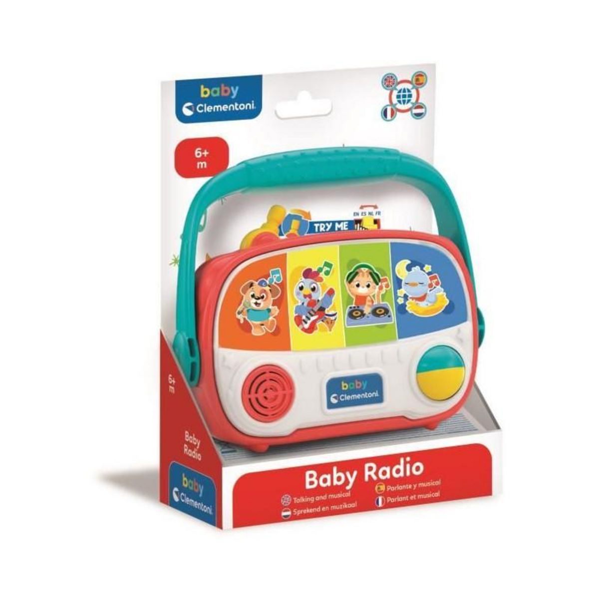 CLEMENTONI La radio de Bébé parlant CLEMENTONI