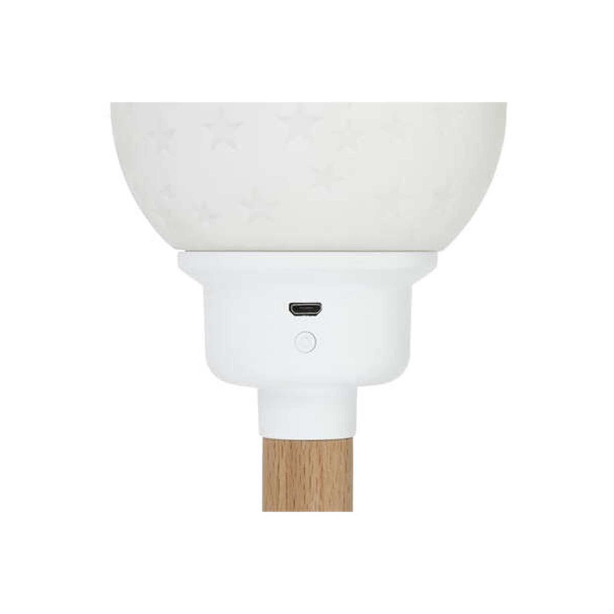 Voir la diapositive 4 : Atmosphera Kids Veilleuse Enfant Led  Baladeuse  20cm Blanc