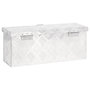 Voir la diapositive 4 : VIDAXL Boîte de rangement Argente 50x15x20,5 cm Aluminium