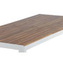 Voir la diapositive 4 : Paris Prix Table de Jardin en Bois  Acacia  200cm Naturel & Blanc