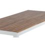 Voir la diapositive 4 : Paris Prix Table de Jardin en Bois  Acacia  200cm Naturel & Blanc