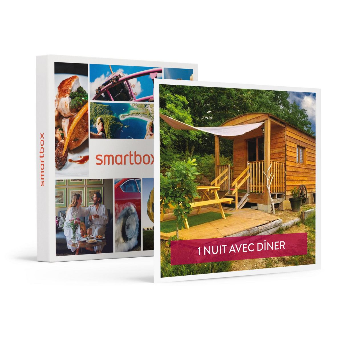 Smartbox 2 jours insolites en roulotte avec dîner près d'Aurillac - Coffret Cadeau Séjour