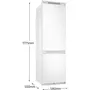 Samsung Réfrigérateur combiné encastrable BRB26705EWW Metal Cooling