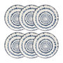 Voir la diapositive 1 : SECRET DE GOURMET Lot de 6 Assiettes à Dessert  Umami Rayon  19cm Bleu