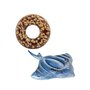 ESPACE-BRICOLAGE Pack Bouée gonflable donut au chocolat 114 cm de diamètre - Matelas de plage gonflable raie 188x145