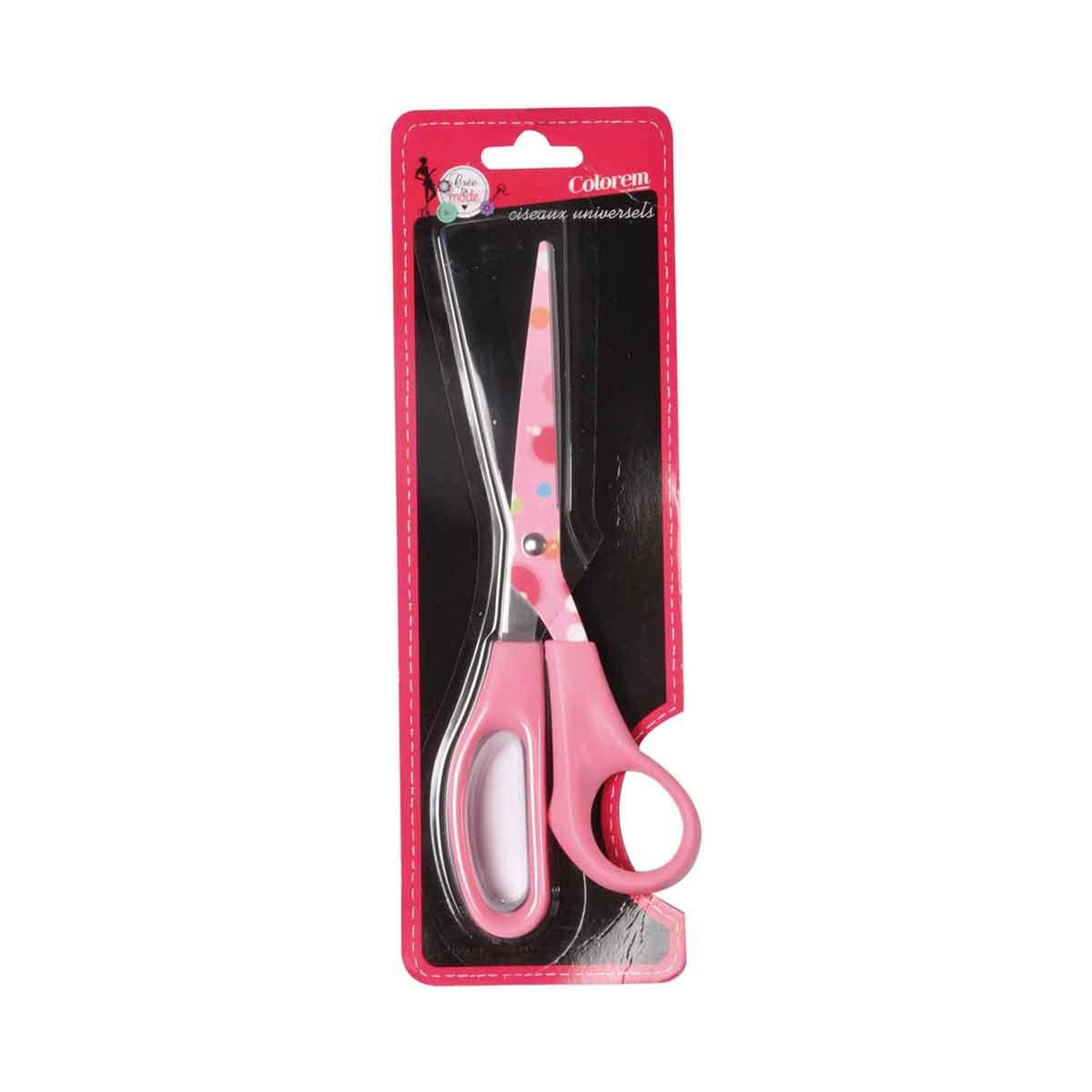 Voir la diapositive 2 : HOMEA Ciseaux universels  multi-usages  rose
