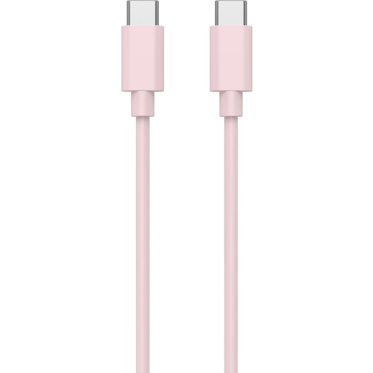ESSENTIEL B Câble USB C 1M vers USB-C Rose