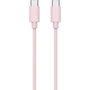 Voir la diapositive 2 : ESSENTIEL B Câble USB C 1M vers USB-C Rose