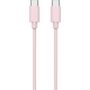 Voir la diapositive 2 : ESSENTIEL B Câble USB C 1M vers USB-C Rose