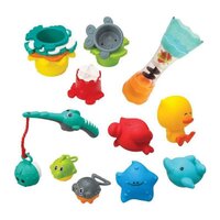 Lot de 10 jouet pour le bain enfant bébé figurine animal - Salle de bain