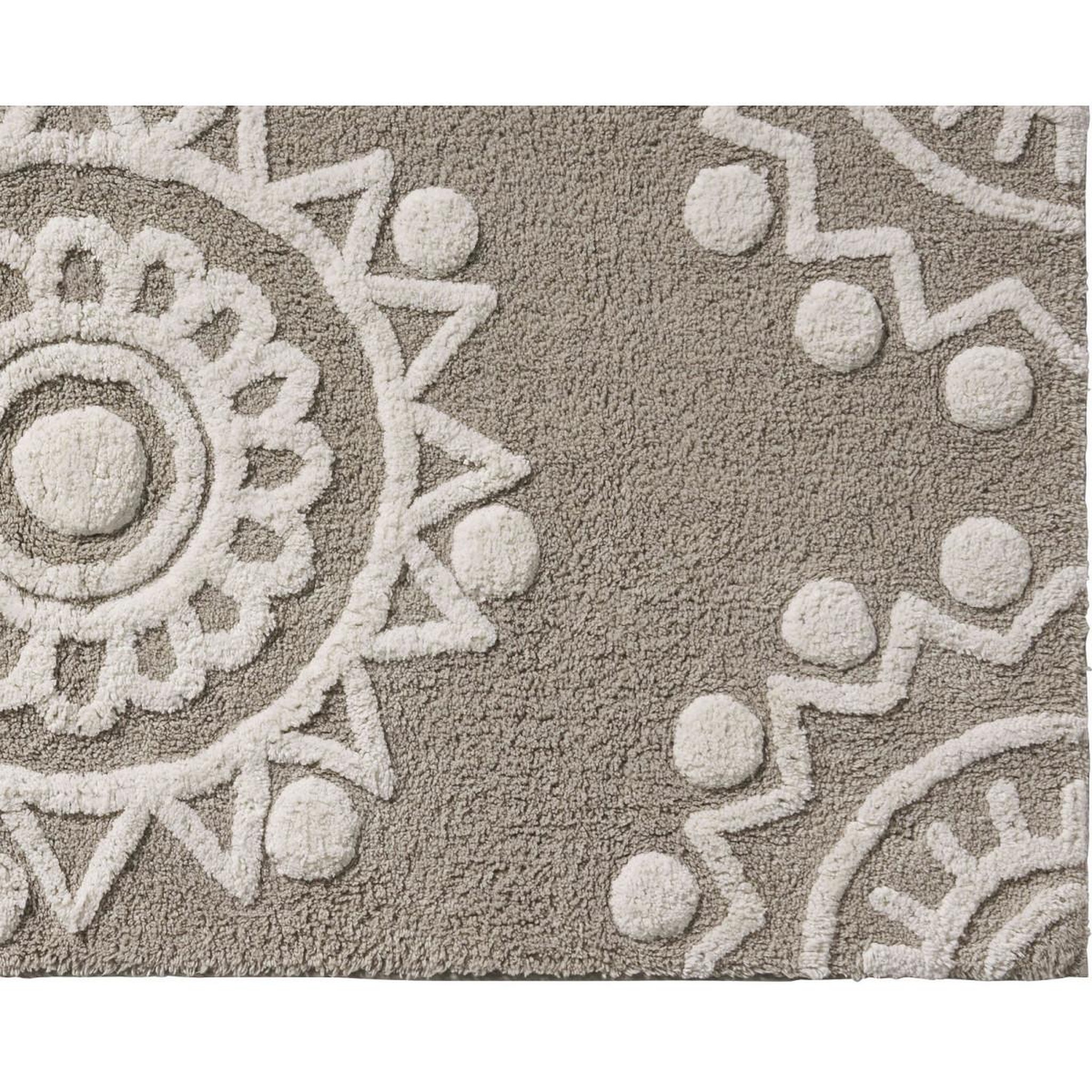 Voir la diapositive 4 : GUY LEVASSEUR Tapis de bain déco à motif embossés 60x120cm