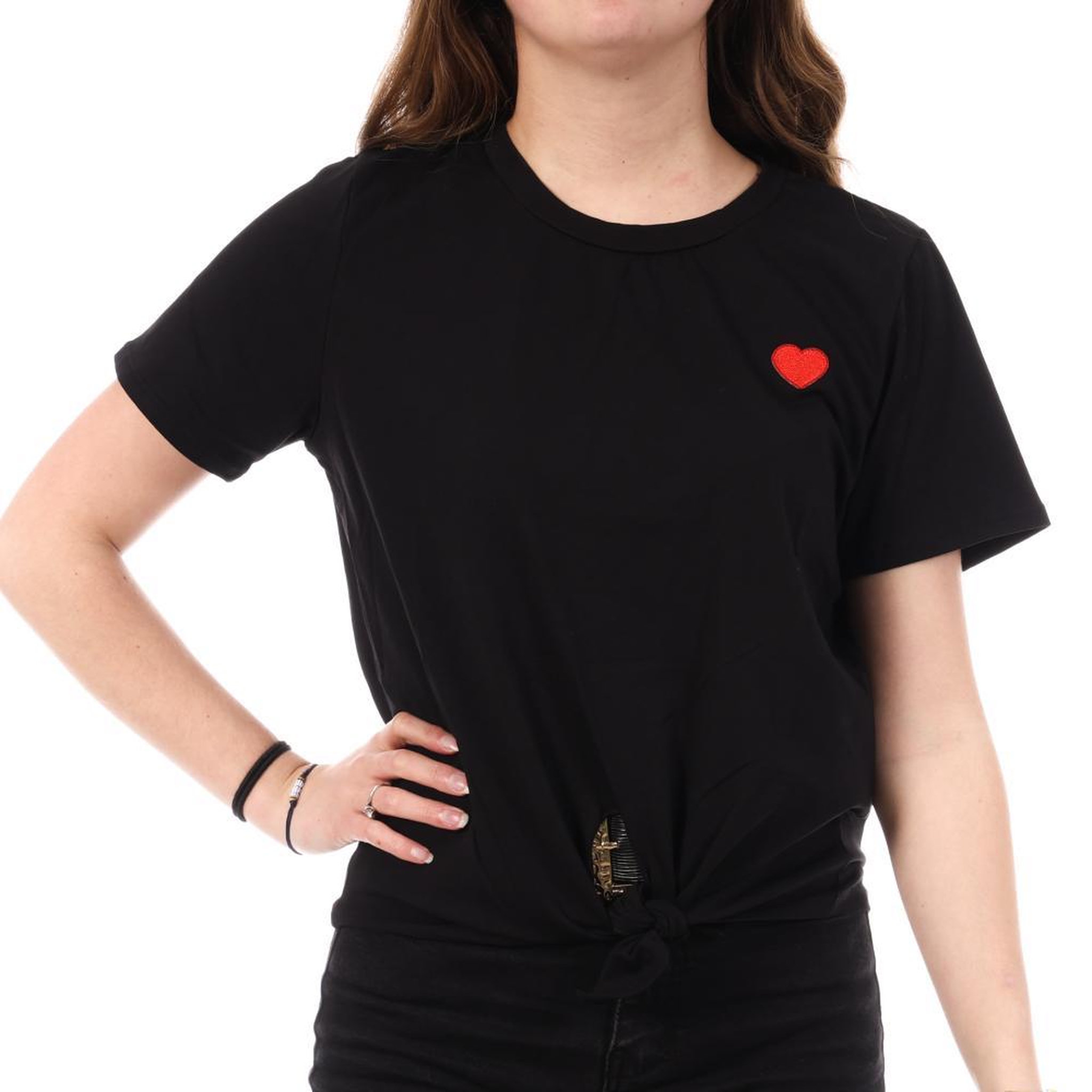 Voir la diapositive 1 : MORGAN T-Shirt Noir Femme Morgan DANNY