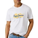 Pepe Jeans T shirt  Homme Pepe jeans Milton. Coloris disponibles : Blanc