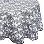Voir la diapositive 1 : ATMOSPHERA Nappe Antitache Imprimée  Palmier  180cm Gris