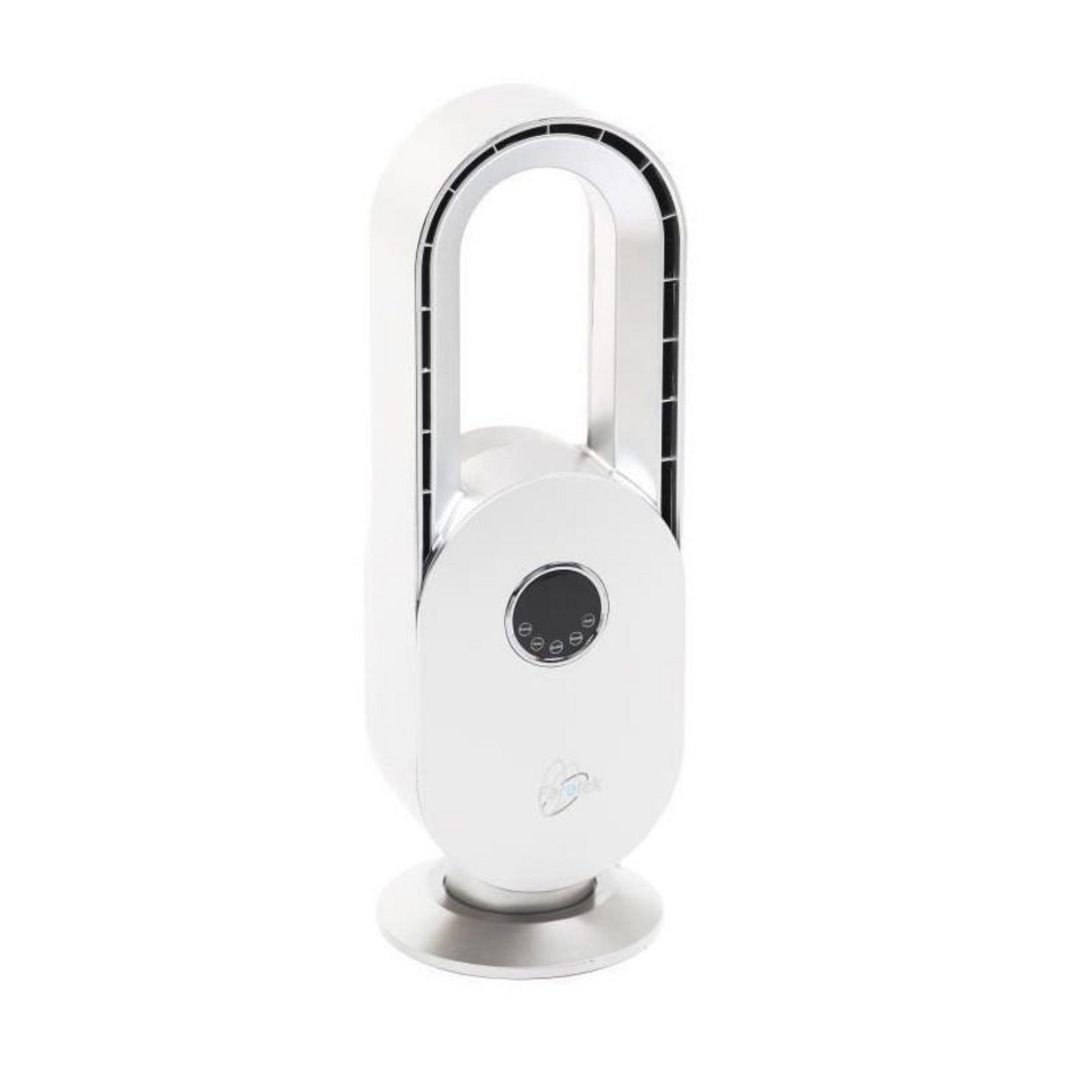 Farelek Ventilateur a poser sans pale - FARELEK - SILENT-AIR ARCH - 45W - Blanc et argent - 3 vitesses