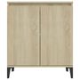 Voir la diapositive 5 : VIDAXL Buffet chêne sonoma 60x35x70 cm bois d ingénierie