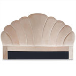 Paris Prix Tête de Lit en Velours  Shelly  180cm Taupe