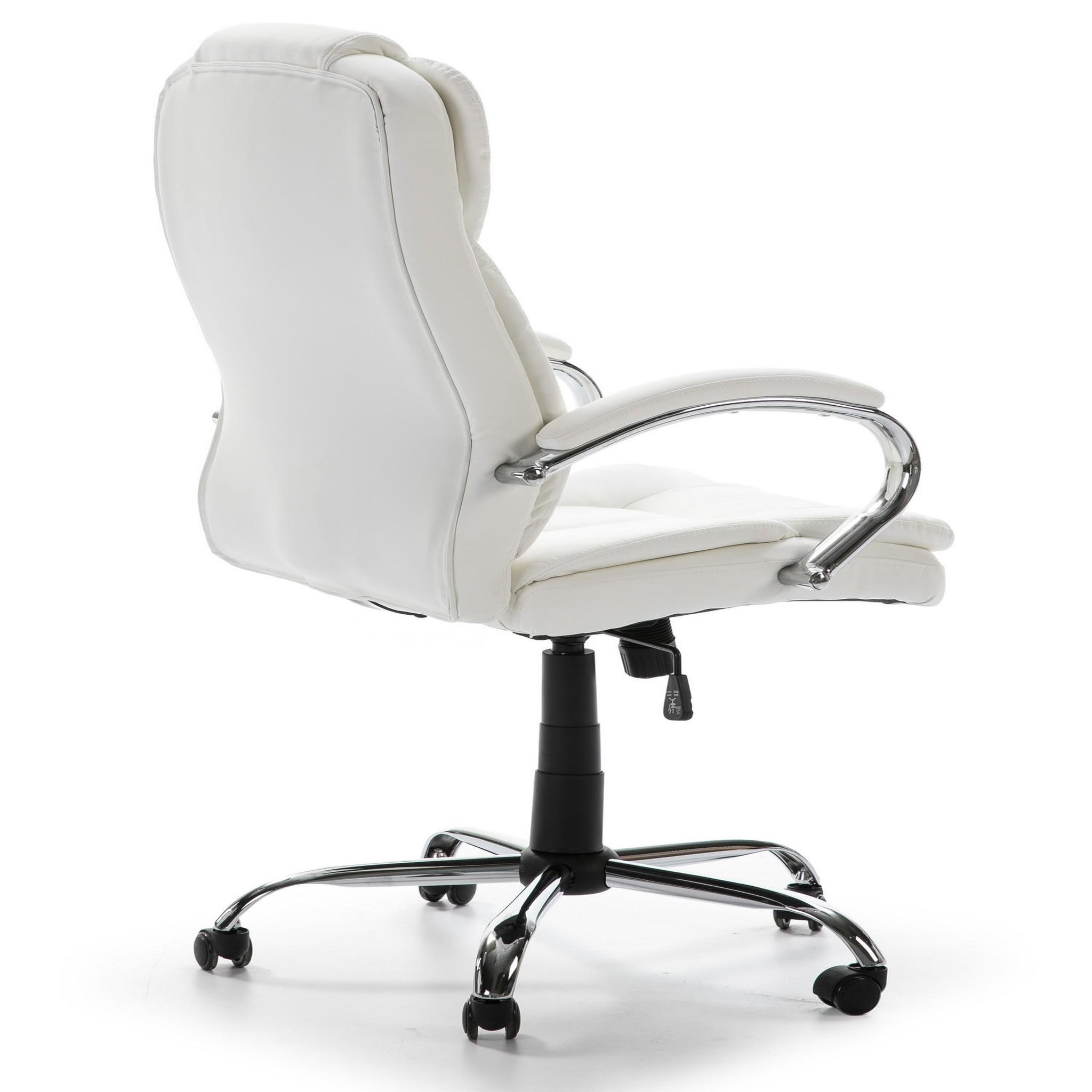 Voir la diapositive 3 : VS VENTA-STOCK Fauteuil de Bureau à Hauteur réglable et inclinable Nixon Similicuir Blanc