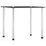 Voir la diapositive 4 : VIDAXL Tables gigognes 3 pcs Noir Verre trempe