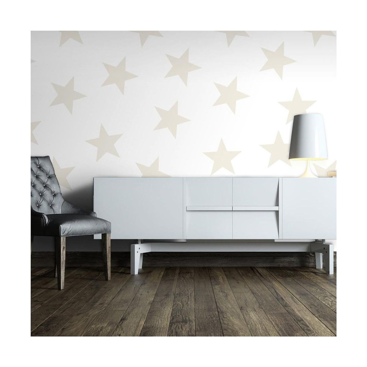 Paris Prix Papier Peint  Beige Star