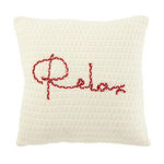 Paris Prix Coussin Déco  Relax  45x45cm Blanc