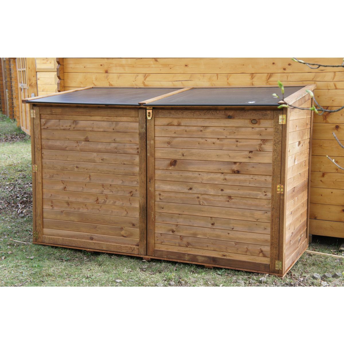 Coffre de rangement jardin bois - 2000L - TROCADERO