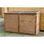 Voir la diapositive 3 : Coffre de rangement jardin bois - 2000L - TROCADERO