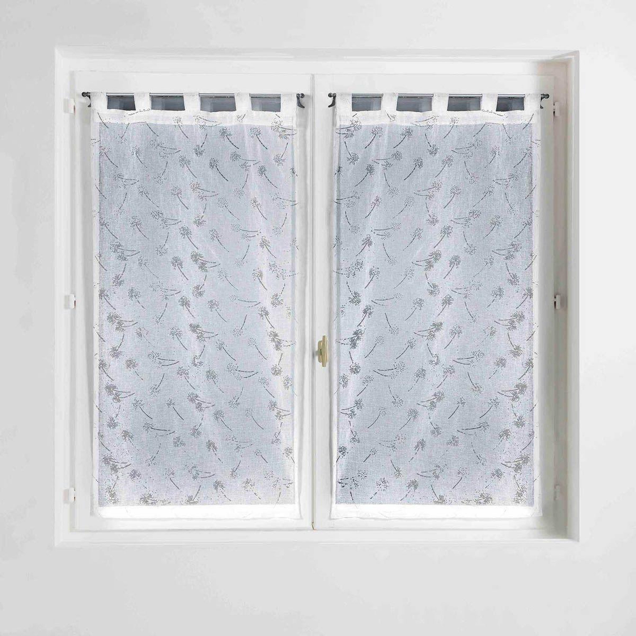 Douceur d'Intérieur Paire de voilages  dalya  60x120cm blanc