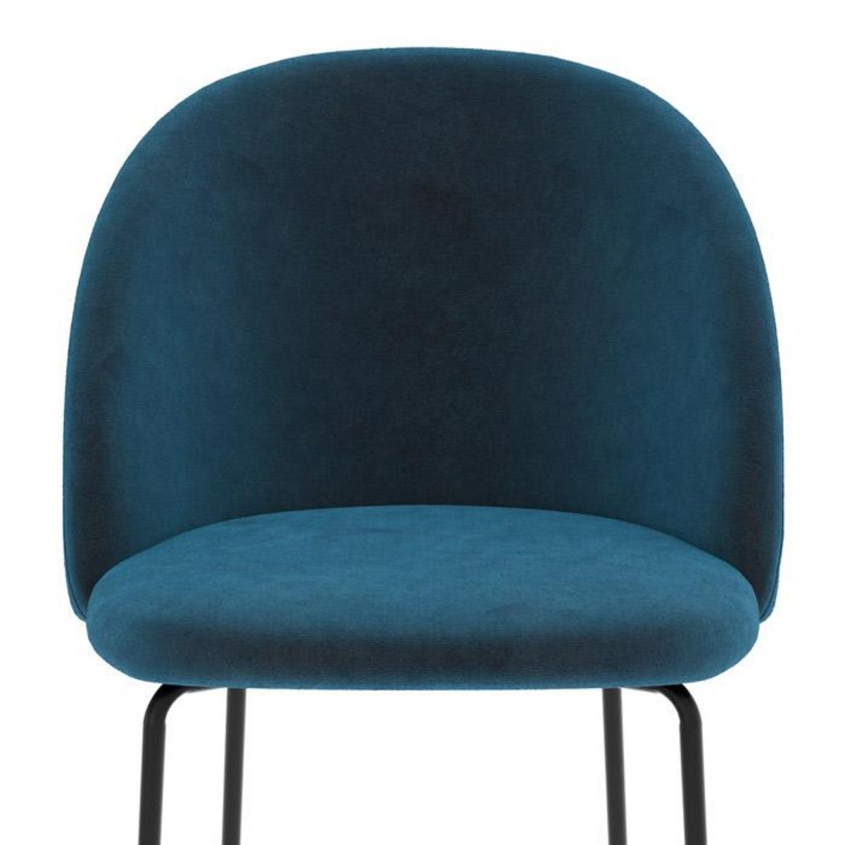 Rendez vous déco Lot de 2 chaises en velours jaune moutarde - Karl