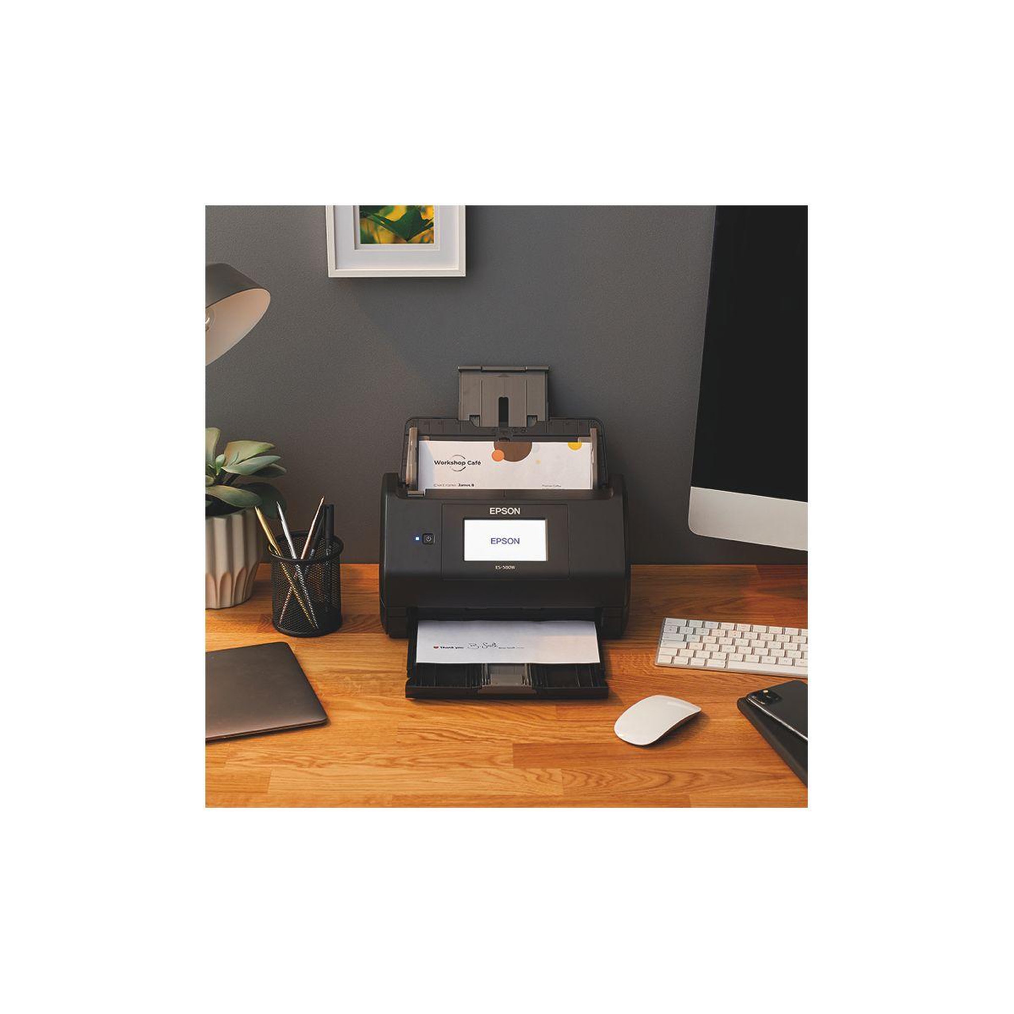 Voir la diapositive 4 : Epson Scanner à défilement WorkForce ES-580W