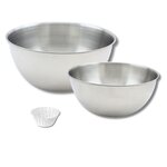 ZENKER Set composé d'un lot de 30 moules à muffins, 1 spatule Zenker et 2 bols à mixer Fackelmann