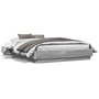 Voir la diapositive 2 : VIDAXL Cadre de lit sans matelas sonoma gris 135x190 cm
