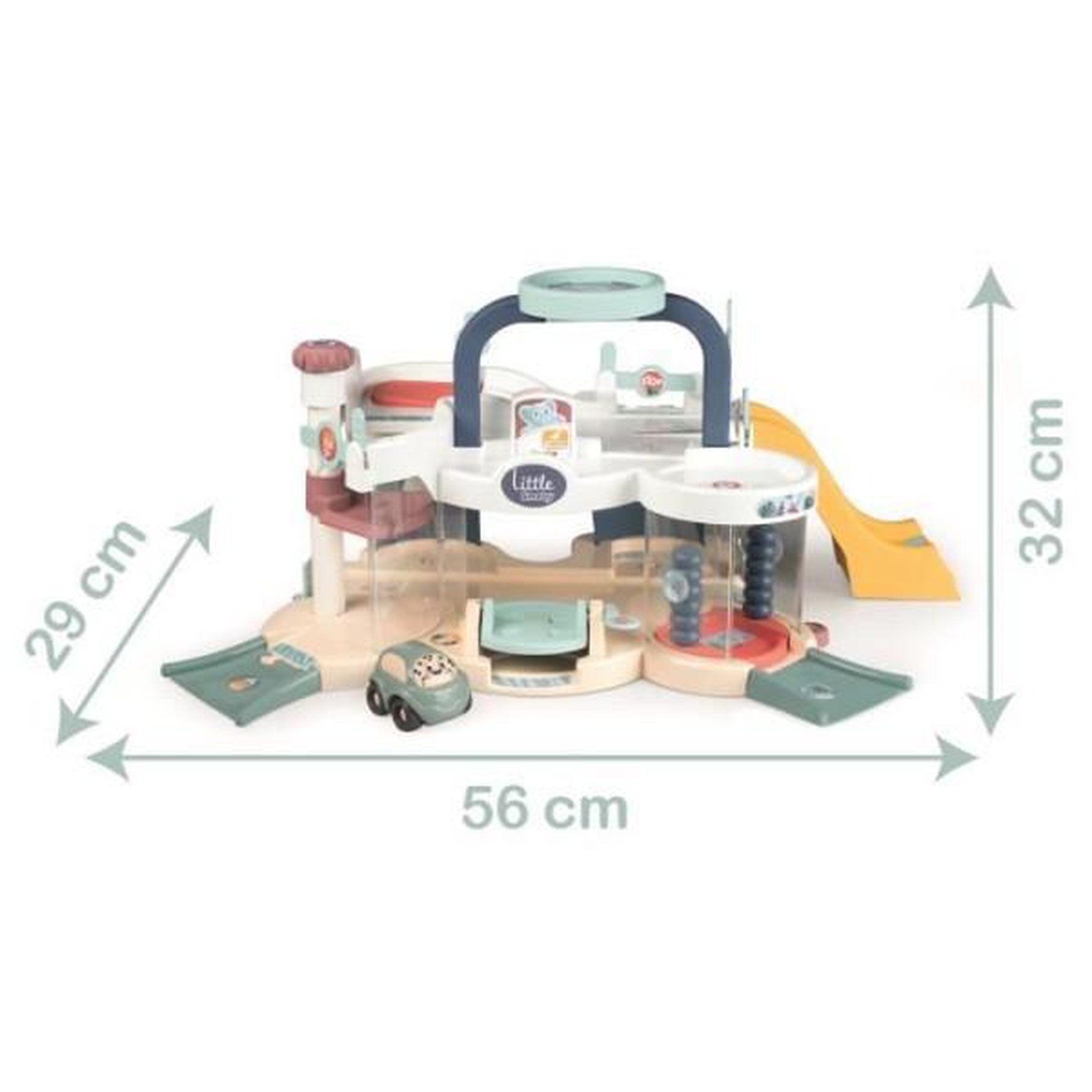Voir la diapositive 2 : SMOBY Garage little smoby premier - 1 voiture incluse - des 18 mois