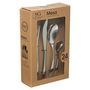 Voir la diapositive 6 : SECRET DE GOURMET Ménagère Inox 24 Pièces  Mésa  23cm Argent
