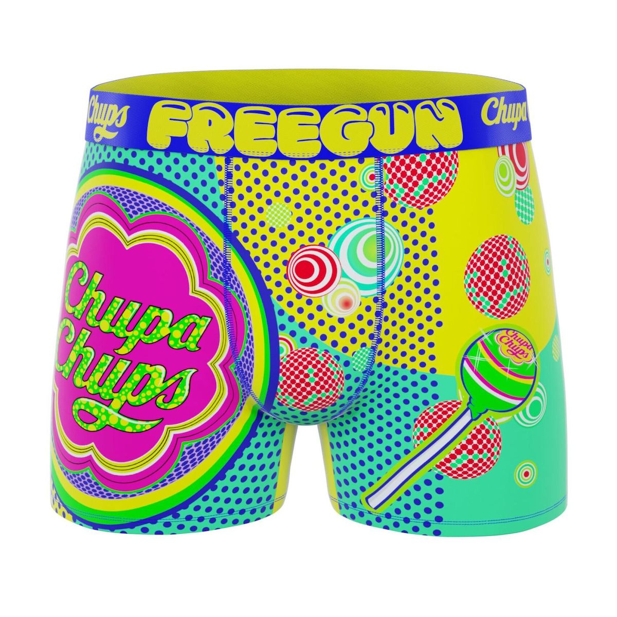 FREEGUN Lot de 4 boxers enfant Chupa Chups