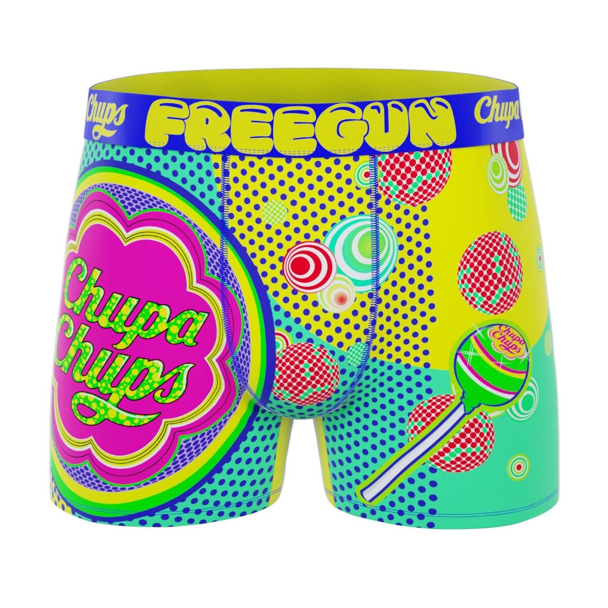 FREEGUN Lot de 4 boxers enfant Chupa Chups