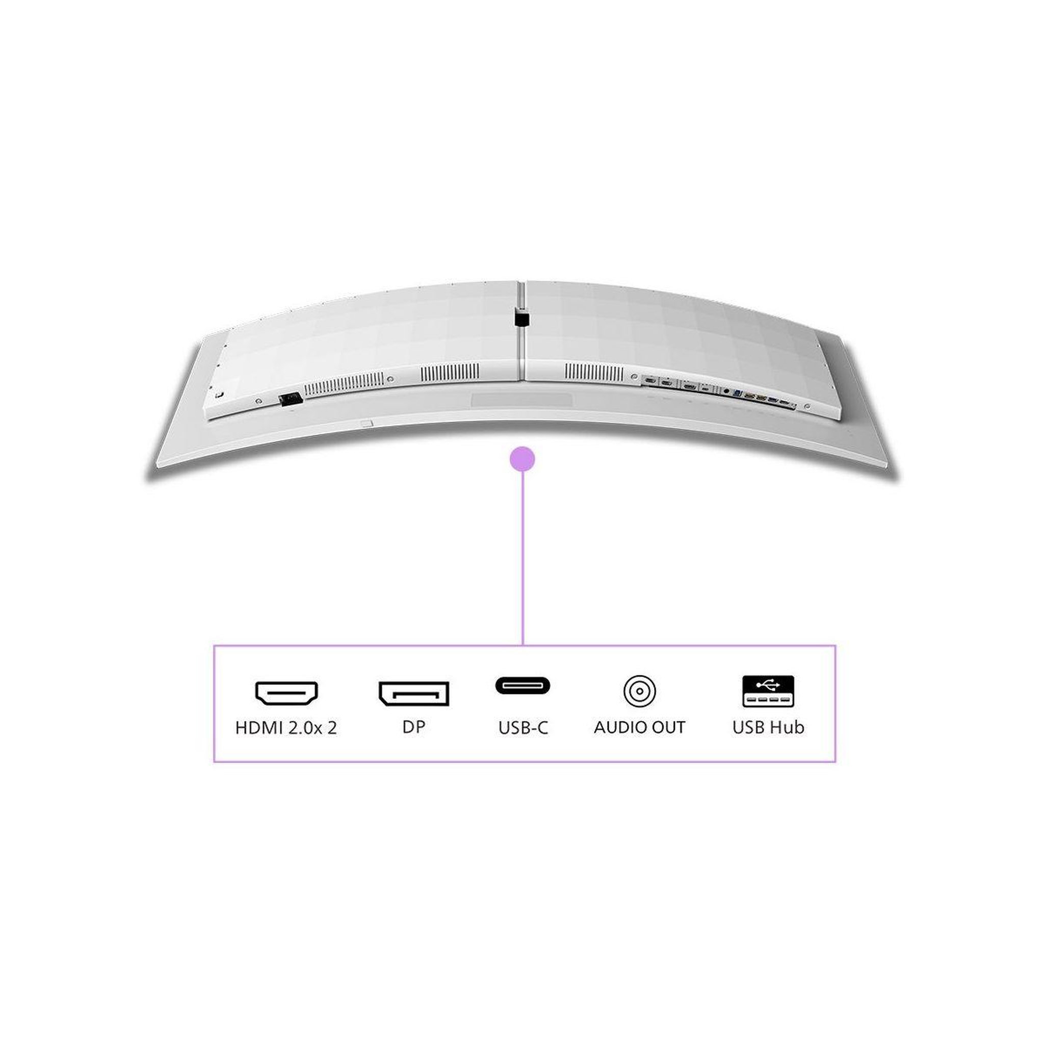 Voir la diapositive 5 : Philips Ecran pc gamer evnia 49m2c8900l 49  incurvé qhd 144hz qd-oled hdr 400 hdmi 2.1 ambiglow