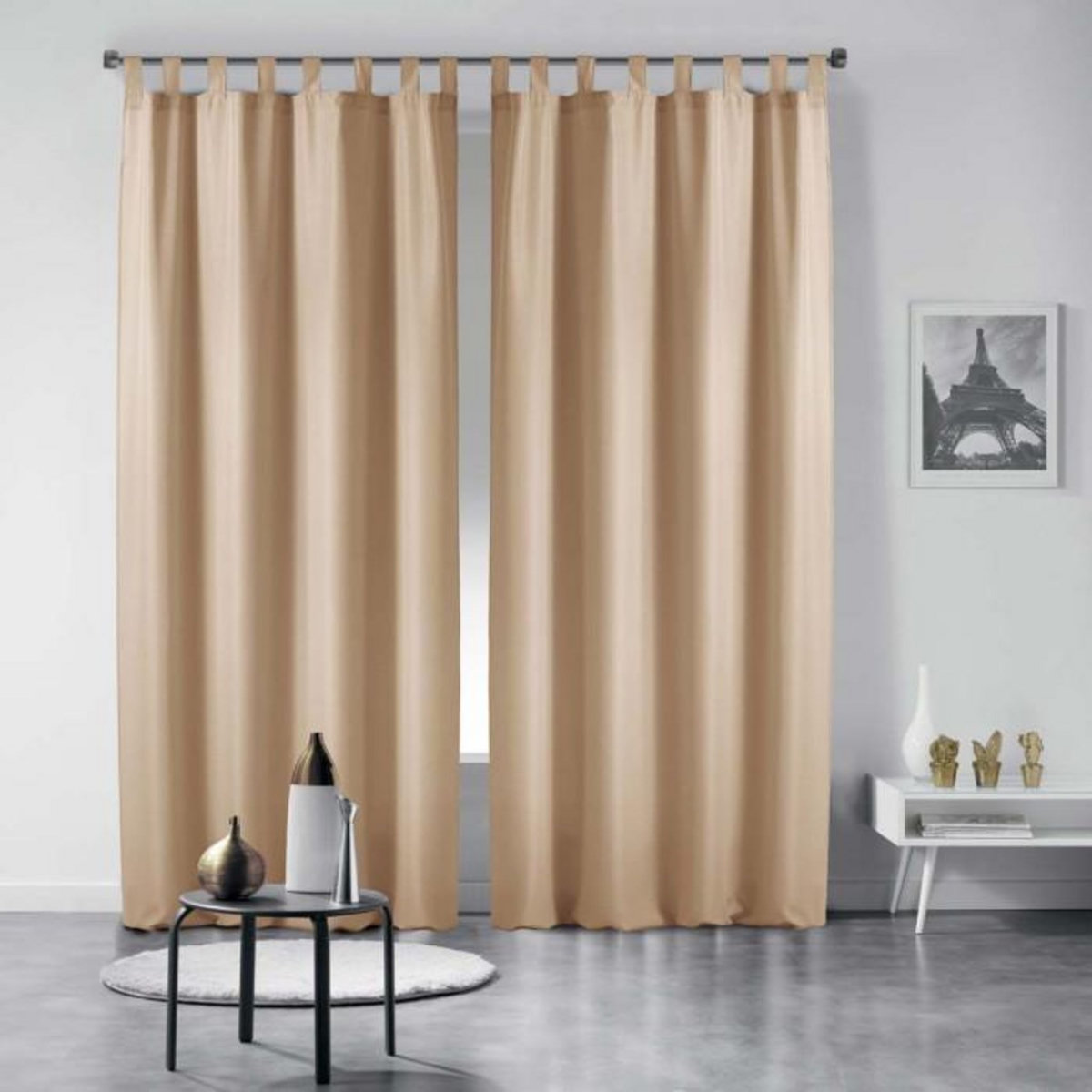 Paris Prix Rideau à Passants  Essentiel  140x260cm Lin