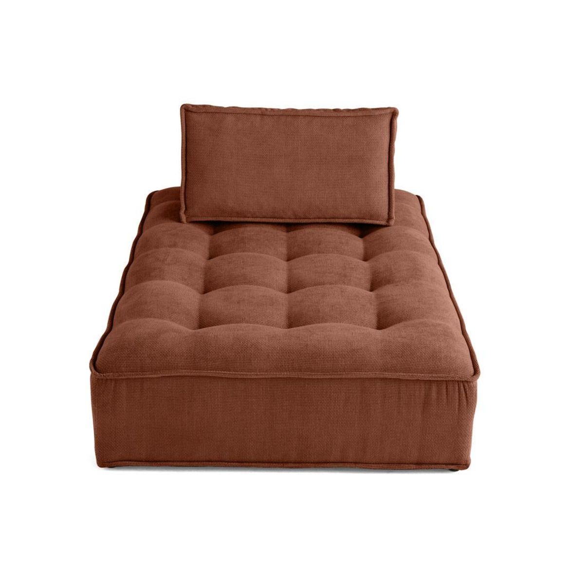 LISA DESIGN Marisol - module d'assise méridienne - velours texturé