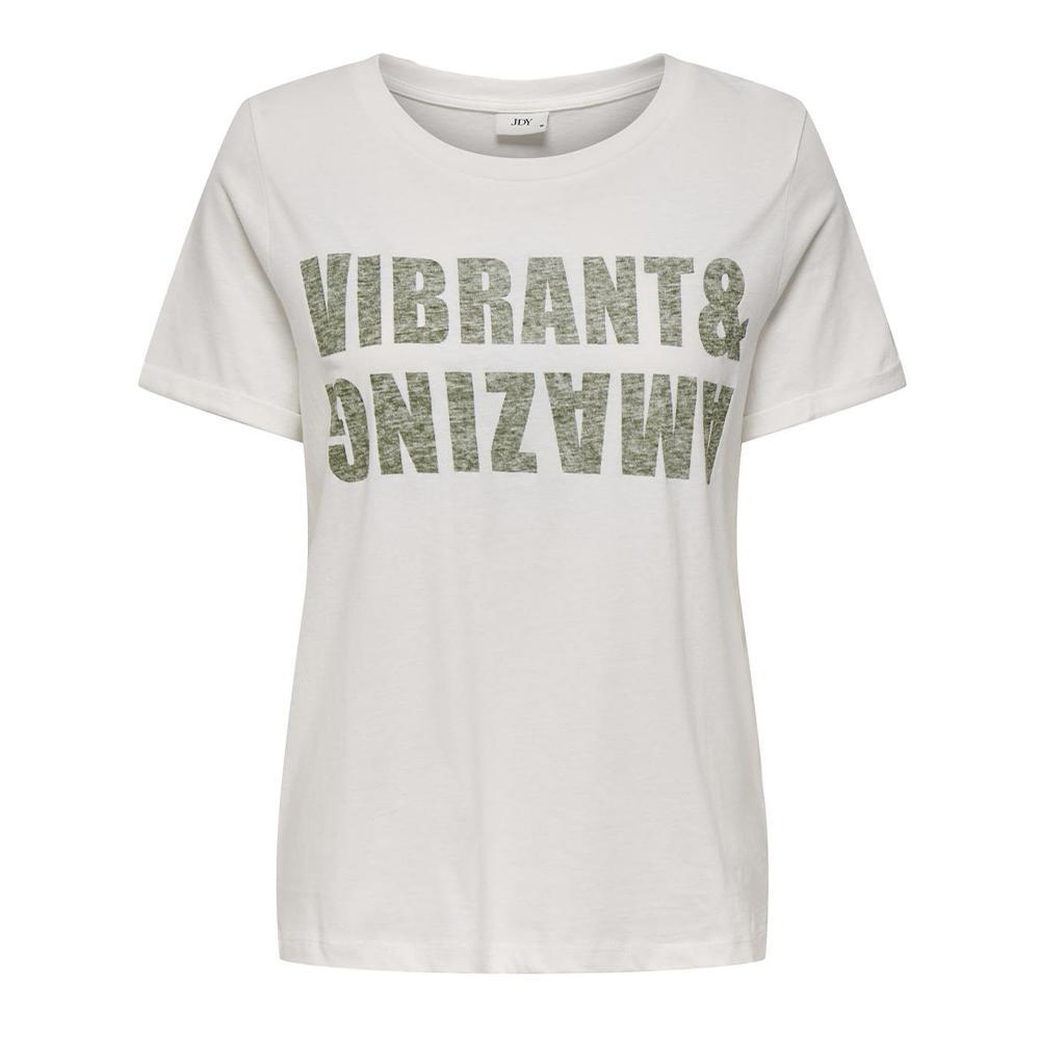 JACQUELINE DE YONG T shirt /Gris Femme JDY Kitty. Coloris disponibles : Blanc