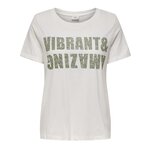 JACQUELINE DE YONG T shirt /Gris Femme JDY Kitty. Coloris disponibles : Blanc