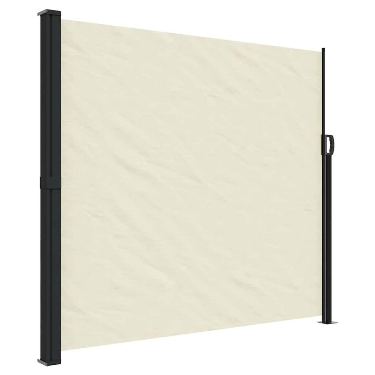 VIDAXL Auvent lateral retractable creme 180x500 cm