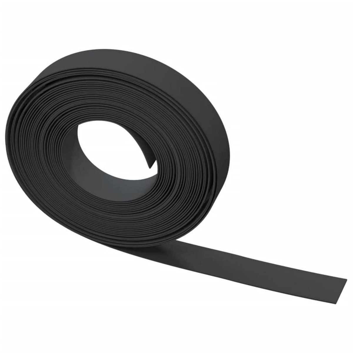 VIDAXL Bordures de jardin 5 pcs noir 10 m 10 cm polyethylene