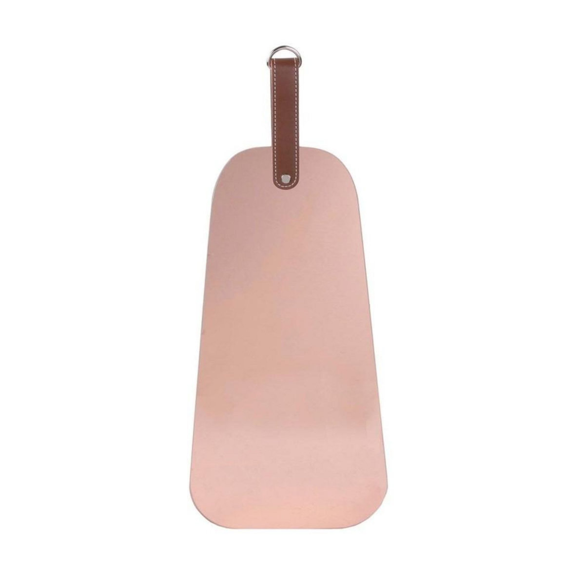 The Home Deco Factory Miroir cuivre rose avec anse trapèze