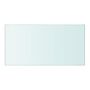 Voir la diapositive 2 : VIDAXL Panneau pour etagere Verre transparent 40 x 20 cm