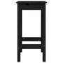 Voir la diapositive 4 : VIDAXL Chaises de bar lot de 2 noir 40x40x78 cm bois de pin solide