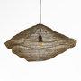 Voir la diapositive 2 : MAISON PAVANE Suspension en métal doré 61 cm-Ramo