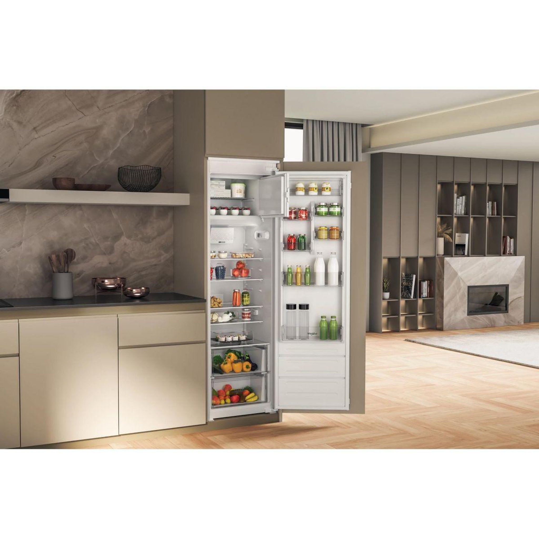 Voir la diapositive 2 : Whirlpool Réfrigérateur 1 porte encastrable whsd184011a1 fr