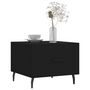 Voir la diapositive 3 : VIDAXL Table basse Noir 50x50x40 cm Bois d'ingenierie
