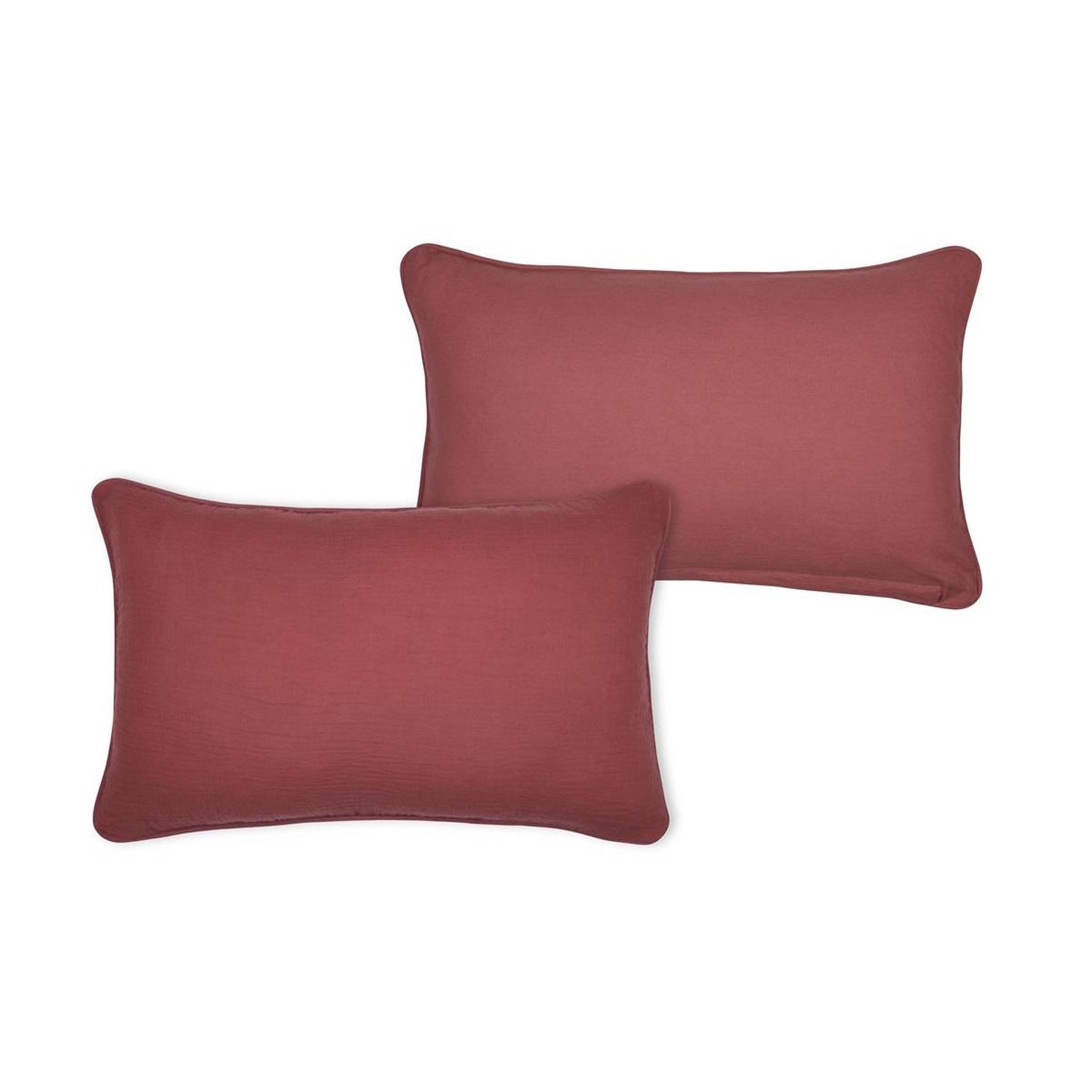 Voir la diapositive 2 : Eden Coussin en gaze de coton pop colors